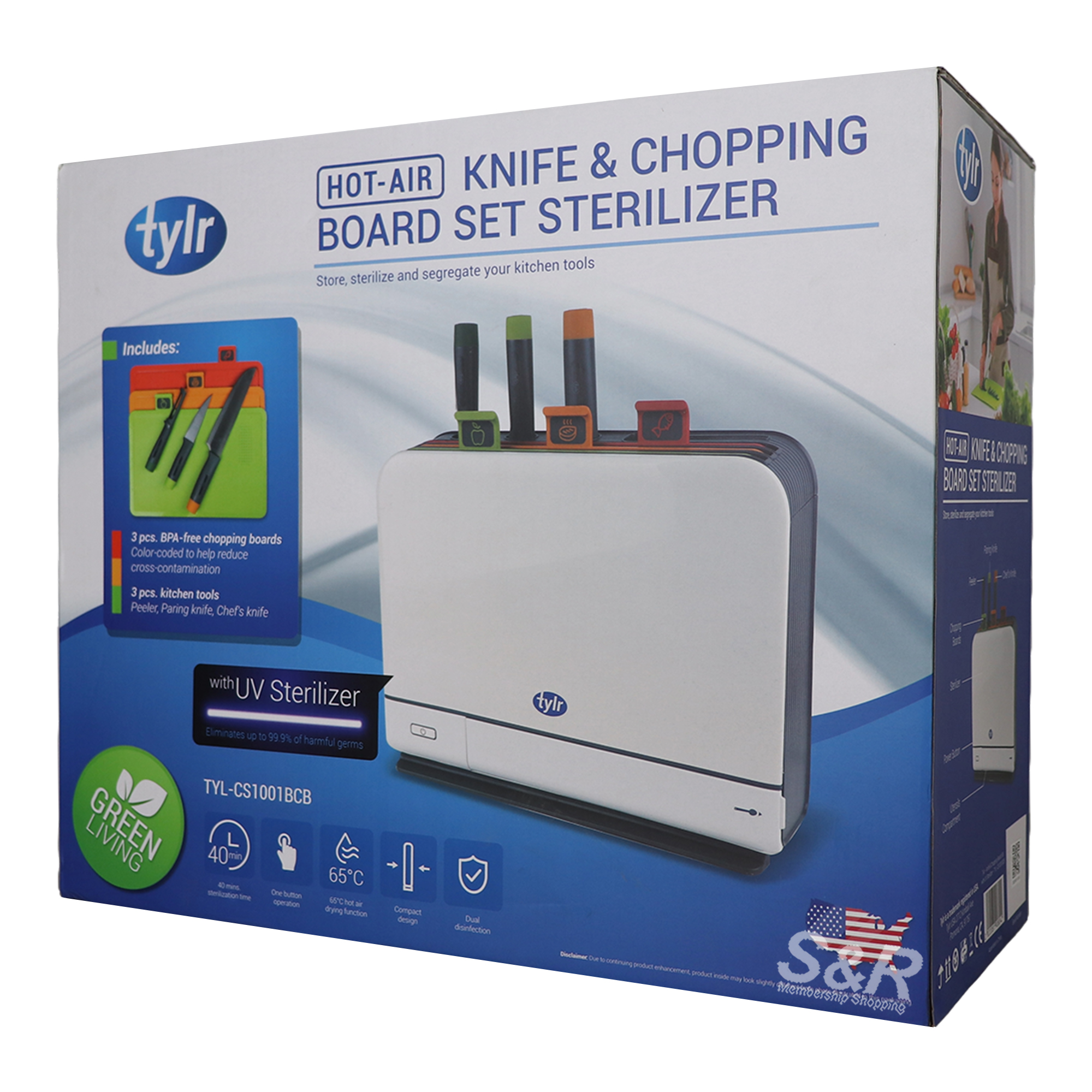 Tylr Hot Air Knife & Chopping Board Set Sterilizer